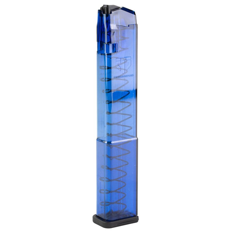 Elite Tactical Systems Glock 9mm 32-Round Gen 2 Magazine (Translucent Blue)