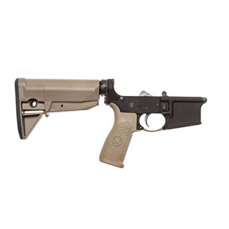 Bravo Company Manufacturing Complete Lower Receiver Assembly FDE Furniture