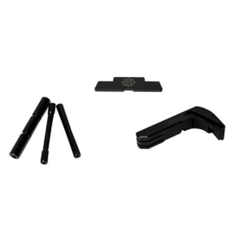 Cross Armory Glock Gen 5 3-Piece Upgrade Kit (G17/G19/G26/G34) Black Anodized