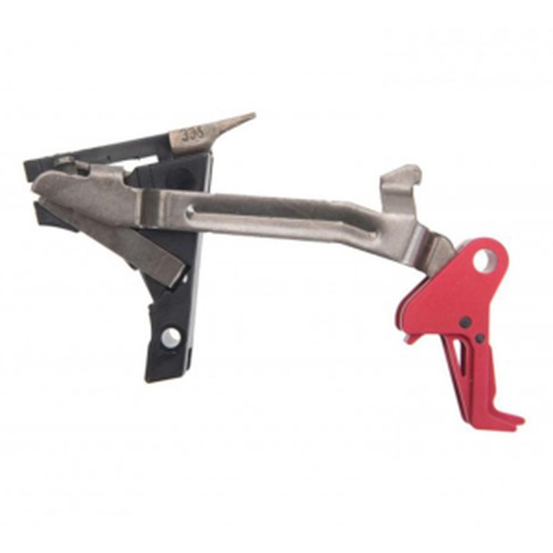 CMC Triggers Glock 43 Slimline Flat Trigger Kit (Red) UT71502R