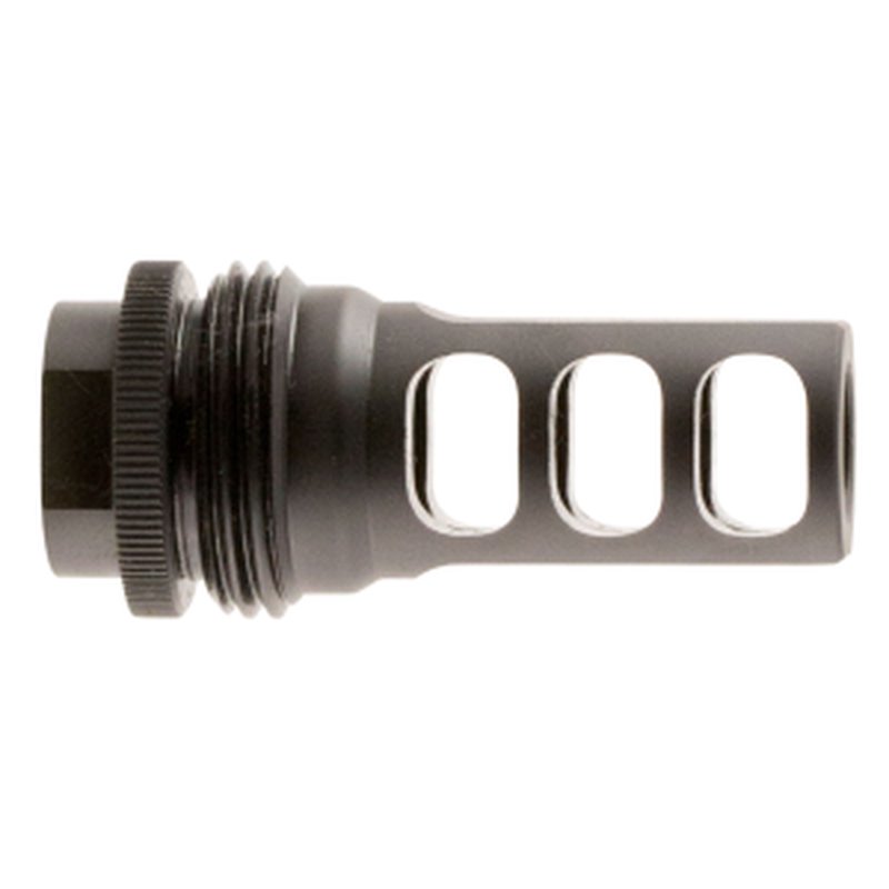 SilencerCo AC1733 ASR .458 Caliber Muzzle Brake 5/8-24 TPI Black Steel