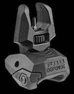 FAB Defense AR-15 Flip Up Front Sight (Black)