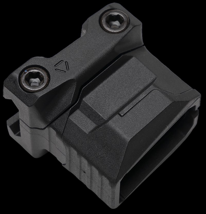 Strike AR Cable Management System Stacked Angled Foregrip Picatinny Black ARCMSPSAFBK