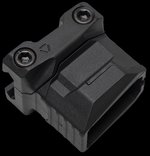 Strike AR Cable Management System Stacked Angled Foregrip Picatinny Black ARCMSPSAFBK