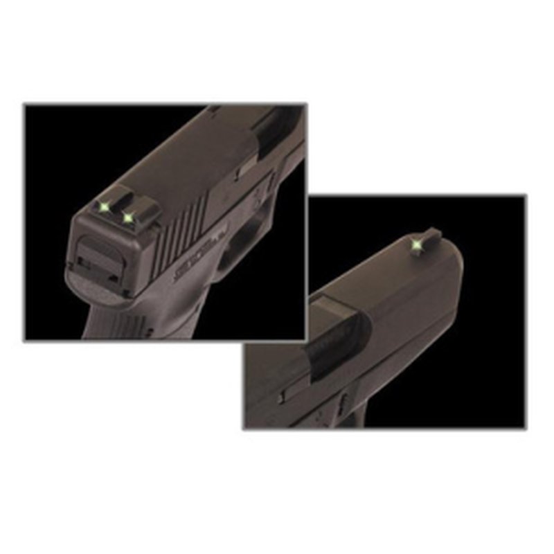 Truglo TG231G2 Tritium Green Front & Rear Night Sights for Glock 20/21/29/30/31/32