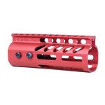 Guntec USA 4in Ultra Lightweight Thin M-LOK System Handguard w/ Monolithic Top Rail
