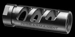 Rise Armament RA-701 AR-15 Compensator 1/2x28 Black Nitride 416R Stainless