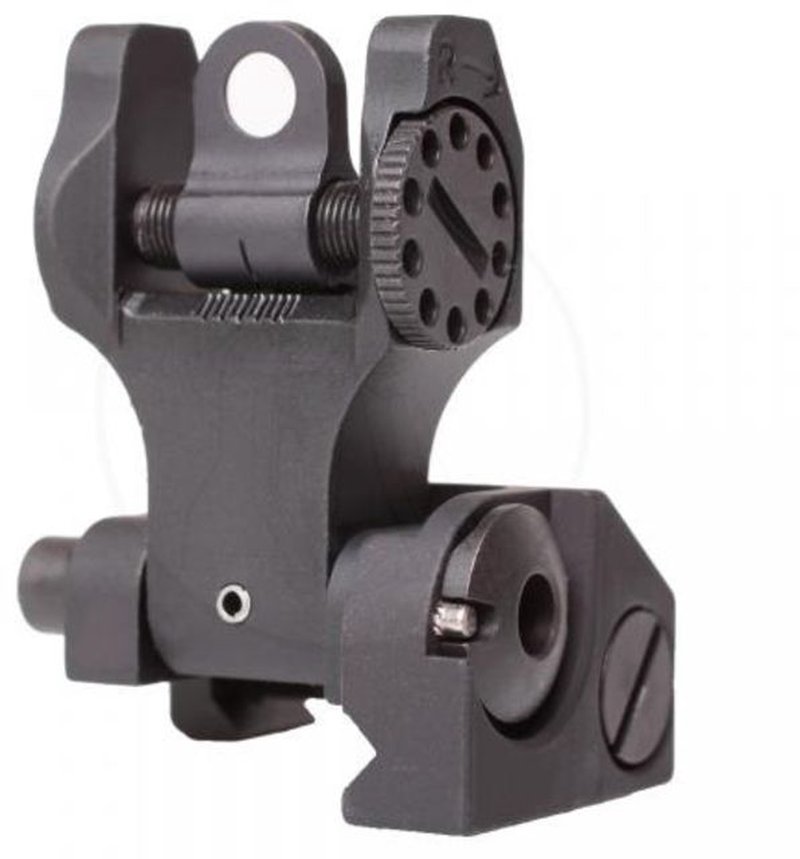 Troy Rear Folding Battle Sight AR-15 Rear Iron Sight Black