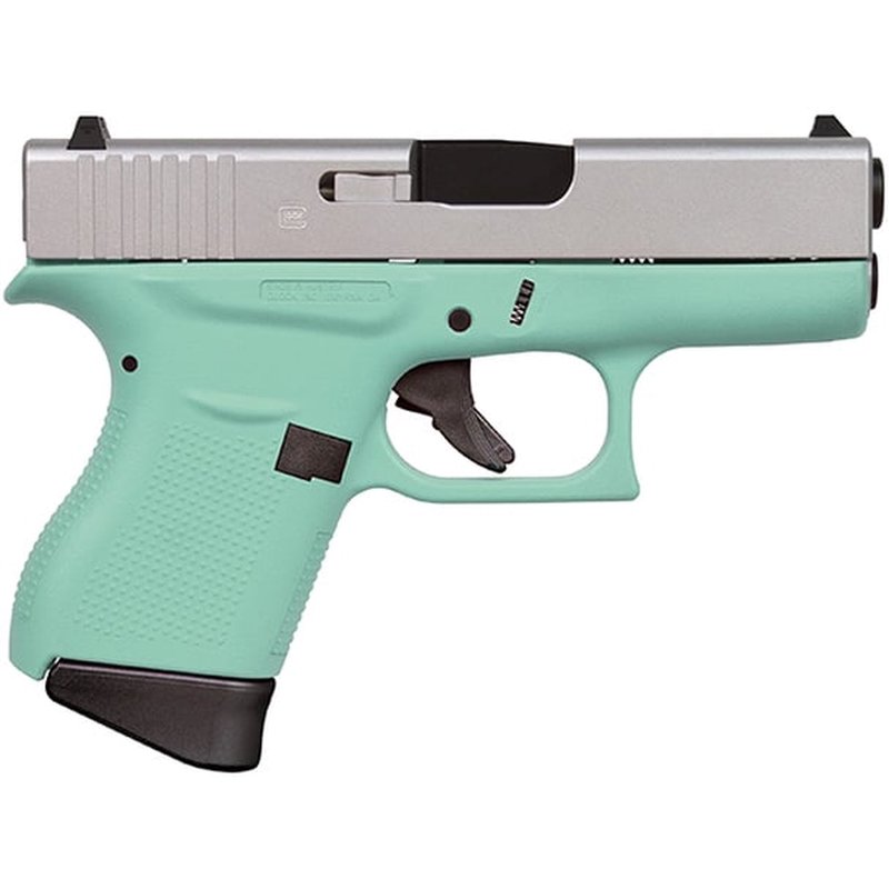 Glock G43X 9mm Robin's Egg Satin Aluminum