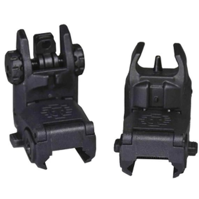 Tippmann Arms Flip Up Picatinny Rail Adjustable Sights Front & Rear Set