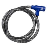 Brinks Commercial 5/8in Steel Braided Keyed Locking Cable M1 Keyway - 6ft