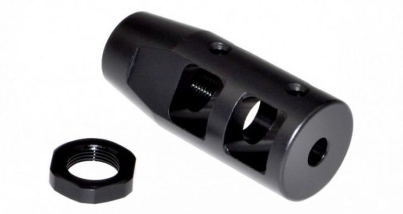Sniper Muzzle Brake Recoil Compensator AR-15 AR-10 1/2x28 Stainless Steel