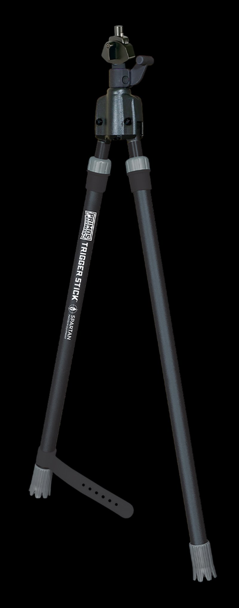 Primos Trigger Stick Gun-Mounted Bipod Medium 21.5-40 in Black Spartan Magnetic System