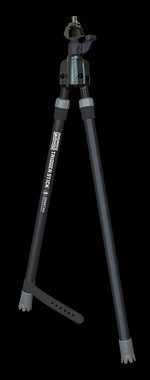 Primos Trigger Stick Gun-Mounted Bipod Medium 21.5-40 in Black Spartan Magnetic System