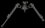 Accu-Tac FC-5 G2 Arca-Spec F-Class Bipod 6.25–10.85 in Height Black 6061-T6 Aluminum