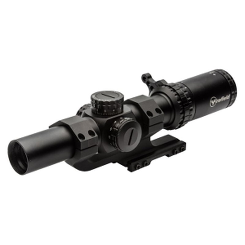 Firefield RapidStrike Rifle Scope 1-6x 24mm Illuminated Circle Dot Reticle Matte Black