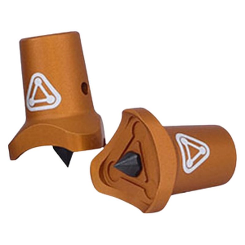ADG Harris Bipod Feet Single Spike Orange