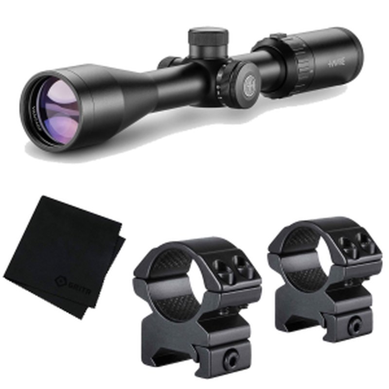 Hawke Vantage IR 3-9x40 Riflescope Kit w/ 1in Rings