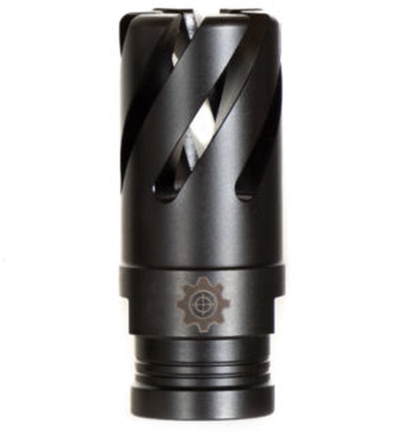 Next Level Armament - 9mm Hi Helix Flash Hider, 1/2x28 - NLX725