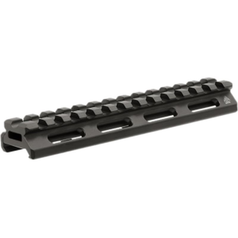 Leapers MTRSX5L Picatinny Riser Mount, 0.5 in height, 13 slots, Matte Black Anodized Aluminum