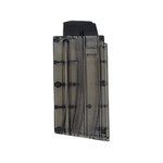 Black Dog Machine Magazine with Nylon Feed Lips for AR-15 22 Winchester Magnum Rimfire (WMR) 10-Round Polymer Translucent