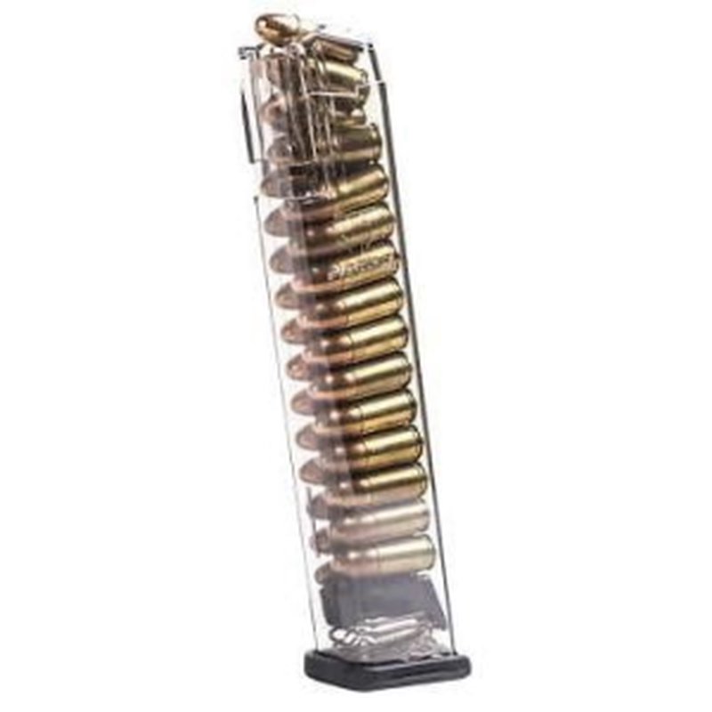 Elite Tactical Systems Clear Glock 9mm Magazine (Model 17/18/19/26/34) 27rd