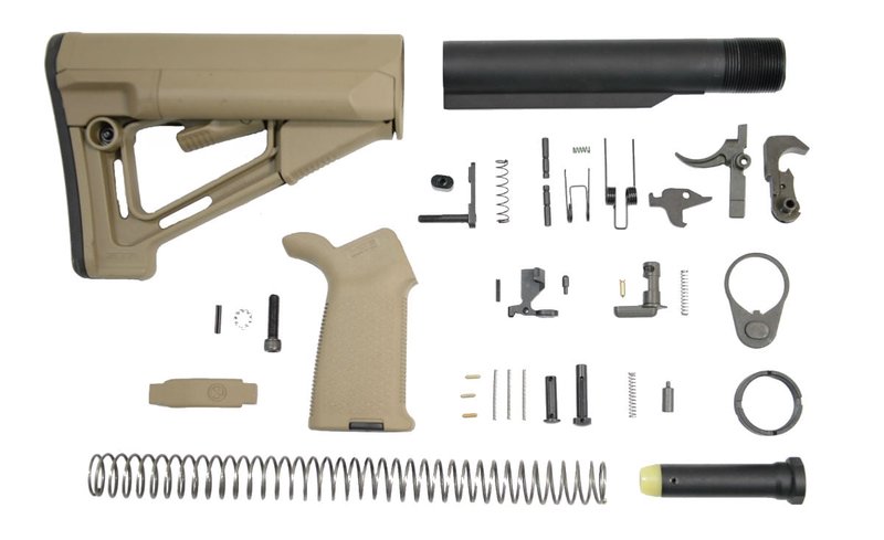Palmetto State Armory Magpul STR Lower Build Kit - Flat Dark Earth