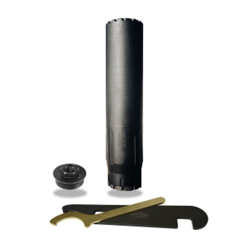 Yankee Hill Machine Co Bad Larry Suppressor 338 Caliber Black Steel Direct Thread 5/8-24