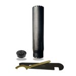 Yankee Hill Machine Co Bad Larry Suppressor 338 Caliber Black Steel Direct Thread 5/8-24