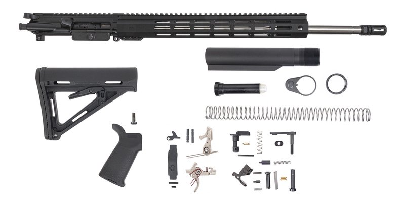 PSA 20" .224 Valkyrie 1/6.5 SS Rifle Length Barrel 15" Lightweight Hex M-Lok MOE 2-Stage Precision