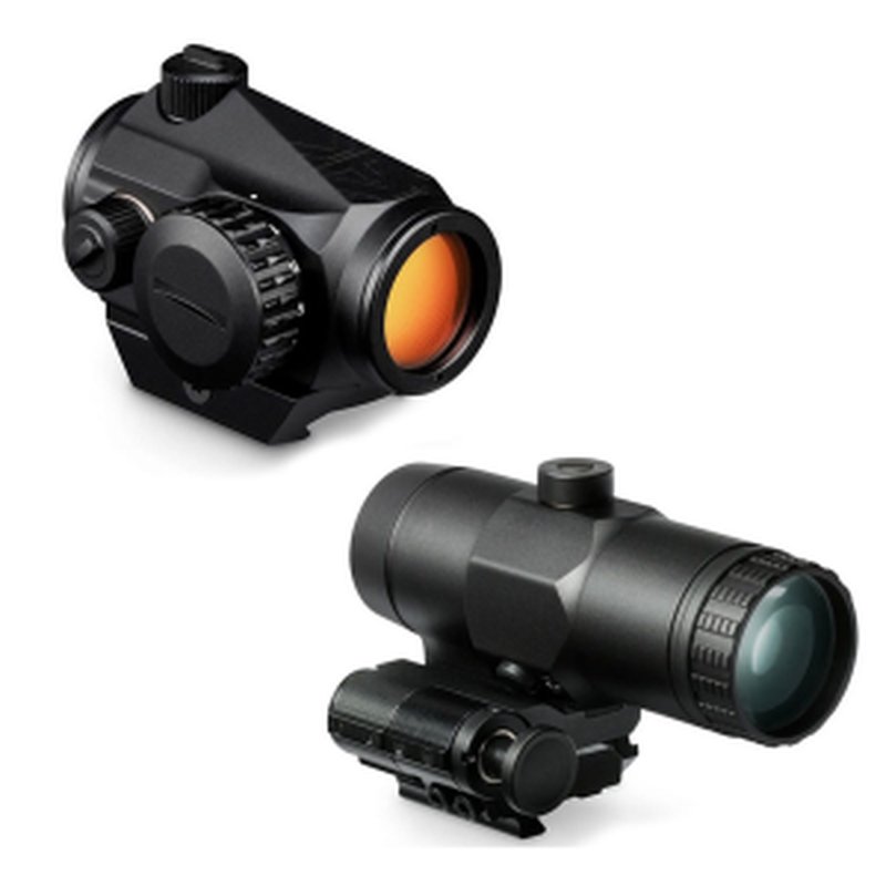 Vortex Crossfire 2 MOA Red Dot Sight and VMX-3T Magnifier Kit