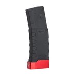 Taran Tactical EXD 30rd Magazine Black with Red Base Pad Extension