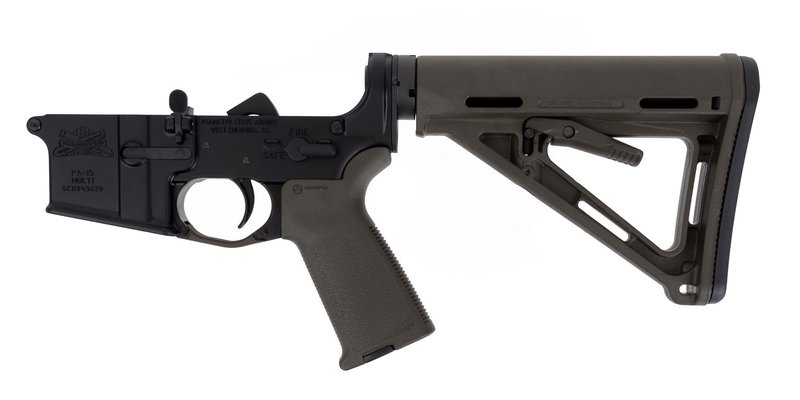 PSA AR-15 Complete Lower Magpul MOE Edition - Olive Drab Green, No Magazine - 46463
