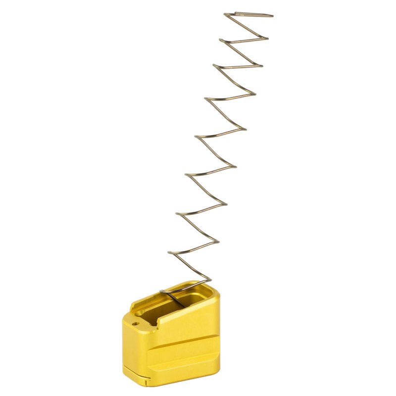 Shield Arms Glock 19/23 +5/+4 Magazine Extension - Gold Anodized 6061 Billet