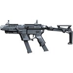 Recover Tactical P-IX+Basic PG9 Folding Brace for Glock Pistols, Metal Front Guard, Black