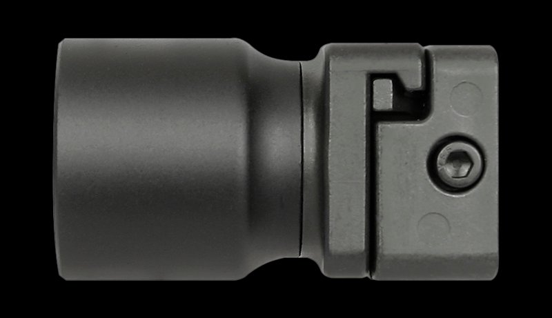 Midwest Industries MISTAPSFBT Folding Buffer Tube Adapter for AR-15 Black Steel