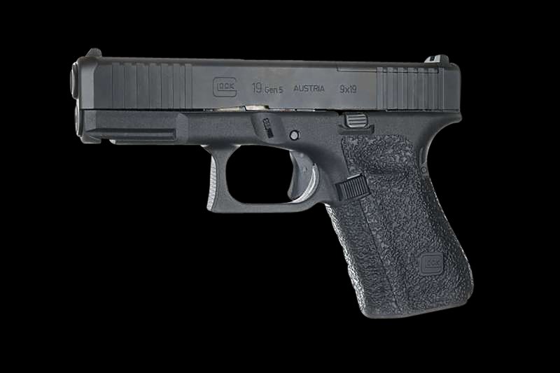 Talon EV02R Adhesive Grip Glock Gen 5 Compact Black Rubber