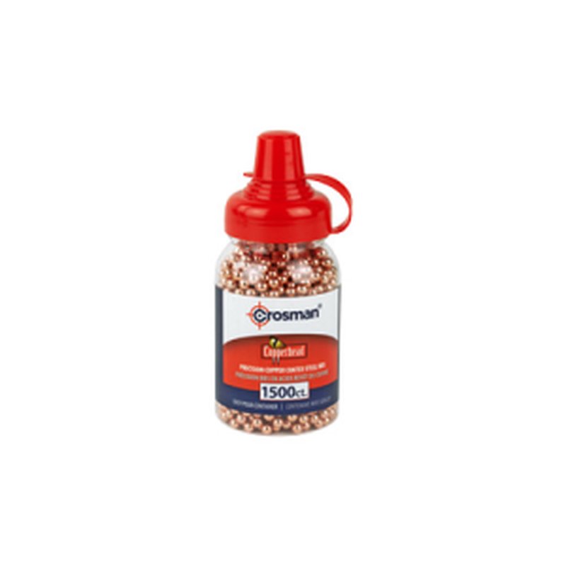 Crosman 0737 CopperHead BBs .177 Copper-Coated Steel 1500 Carton