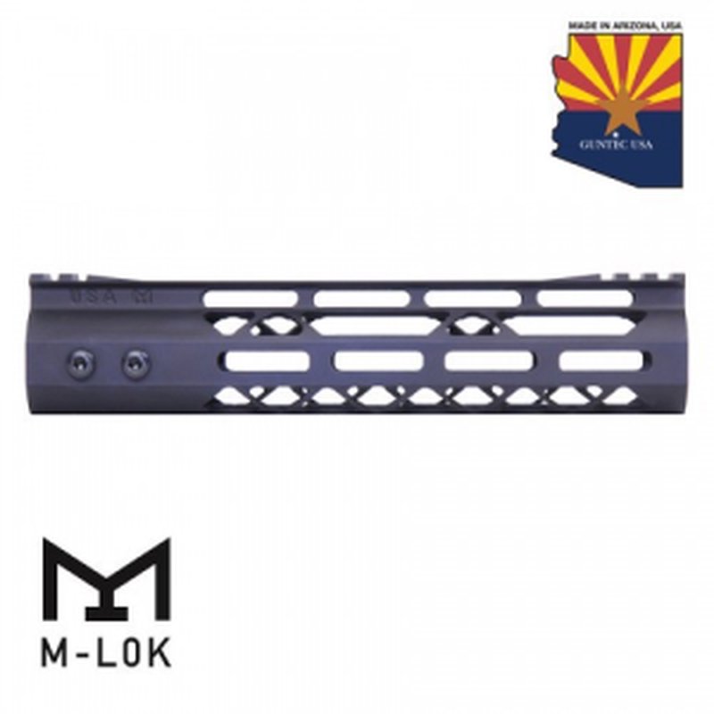 GUNTEC 9" Mod Lite Skeletnzd M-Lok Free Floating Hndgrd
