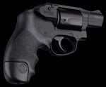 Hogue OverMolded Tamer Black Grip for SW J Frame Bodyguard