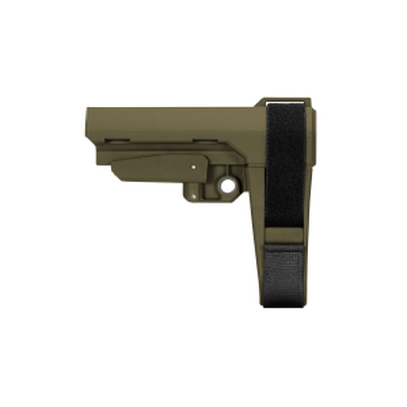SB Tactical SBA3 Stabilizing Brace OD Green 5-Position