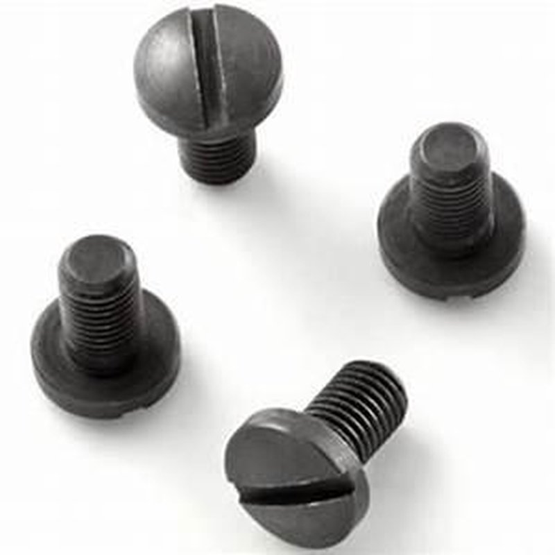Hogue Factory Slotted Grip Screws for Colt Government - Black 4-Pack