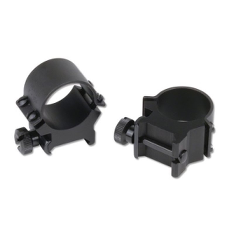 WEAVER 1" Ring Sure Grip Medium Blk
