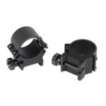 WEAVER 1" Ring Sure Grip High Blk