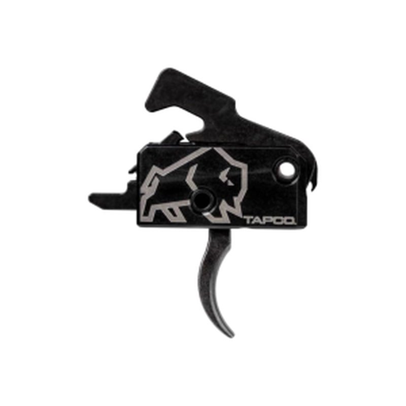 Tapco AR-15 Single Stage Rifle Trigger Curved Black, 3.5 lb Pull Weight, Drop-In Installation
