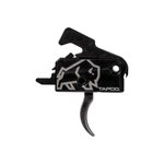 Tapco AR-15 Single Stage Rifle Trigger Curved Black, 3.5 lb Pull Weight, Drop-In Installation