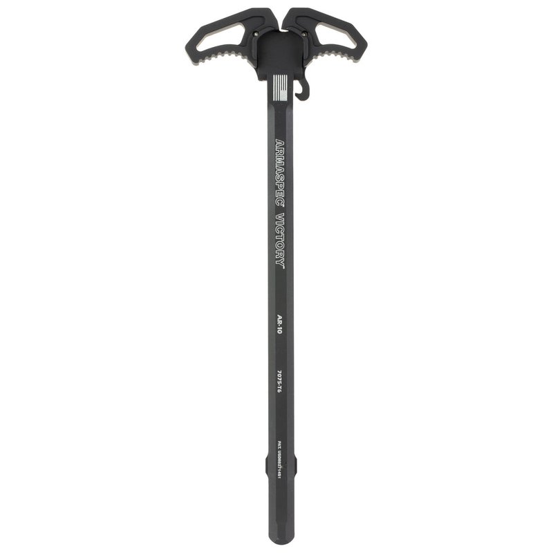 Armaspec Victory Compact Ambidextrous AR-15 Charging Handle Gas Vents Black ARM163-BLK