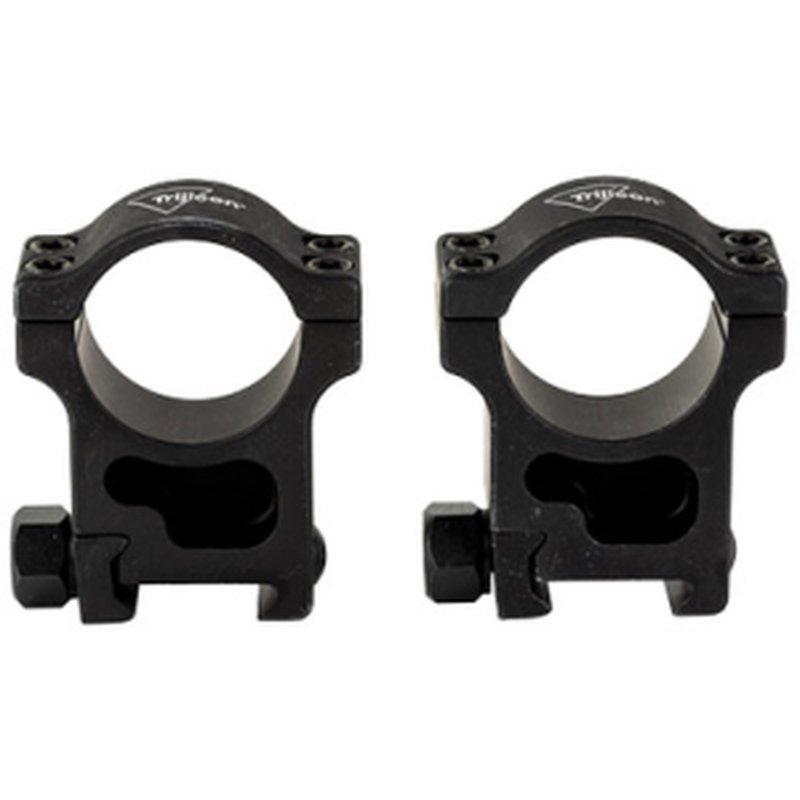 Trijicon AC22011 30mm Extra High Riflescope Rings - Black Hardcoat Anodized