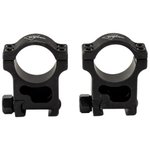 Trijicon AC22011 30mm Extra High Riflescope Rings - Black Hardcoat Anodized