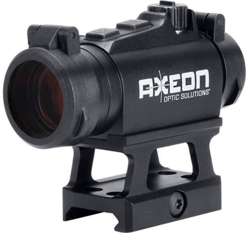 Axeon MDSR1 Micro Red Dot Sight 2 MOA with Riser 1x Black